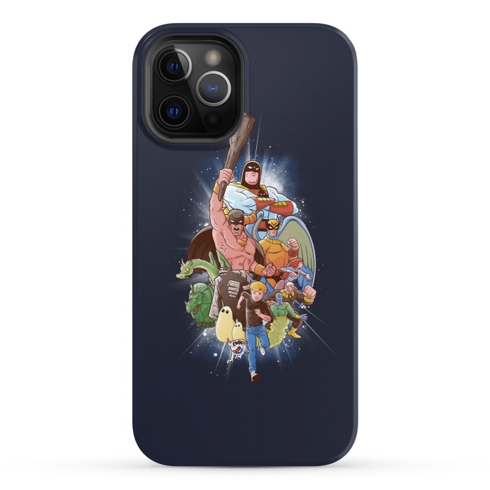 iPhone 12 Pro StrongFit CHILDHOOD HEROES by SKULLPY