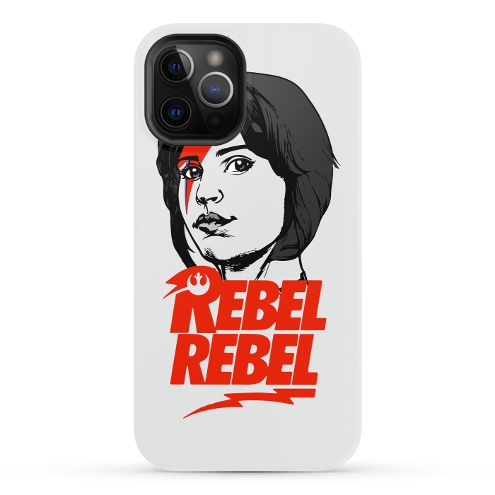 iPhone 12 Pro StrongFit Rebel Rebel Jyn Erso David Bowie Star Wars Rogue One  by Alisterny