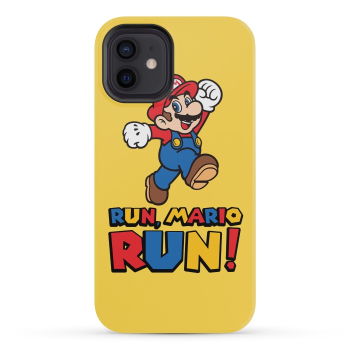 iPhone 12 mini StrongFit Run, Mario Run by Alisterny