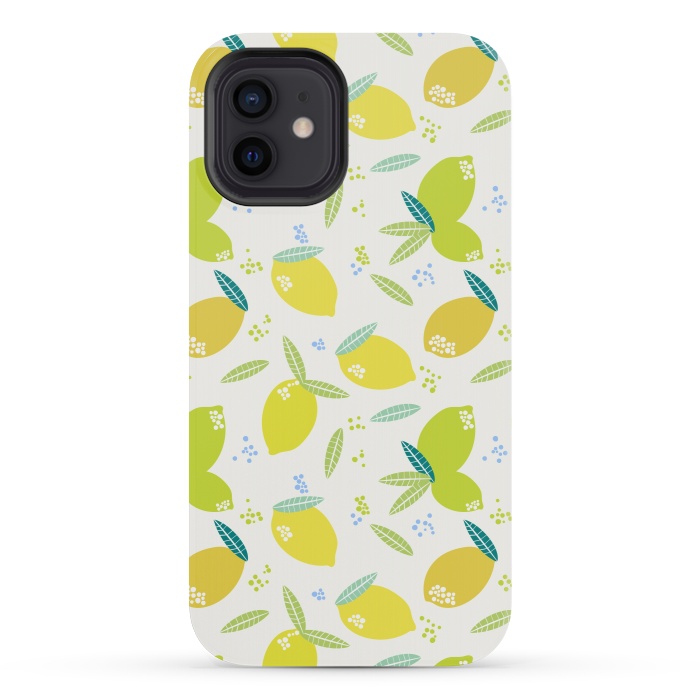 iPhone 12 mini StrongFit lemons by Edith May