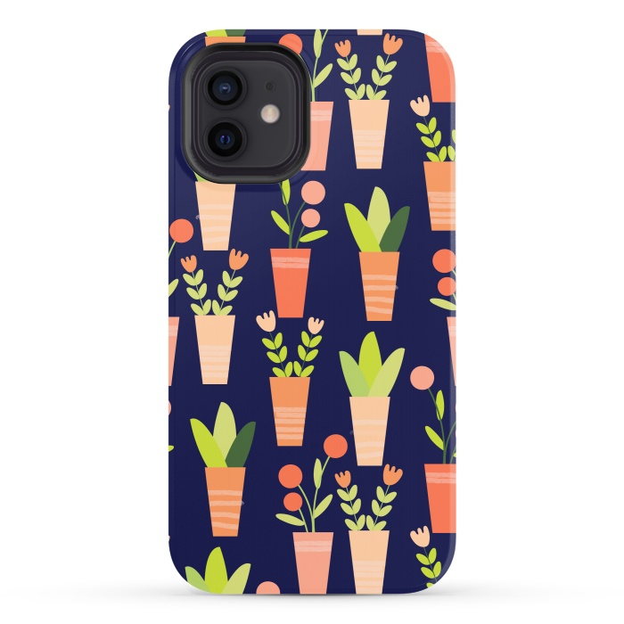 iPhone 12 StrongFit little garden by Edith May