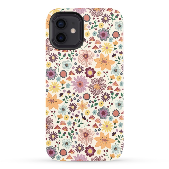 iPhone 12 StrongFit Wild Bloom by TracyLucy Designs