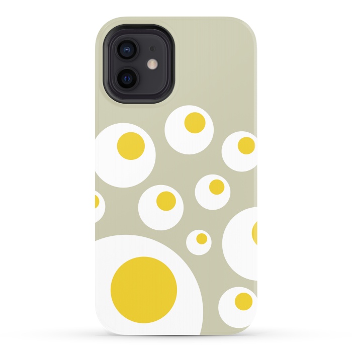 iPhone 12 StrongFit The Fried Eggs Rebellion II by Dellán