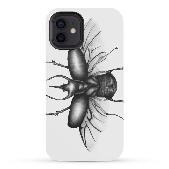 iPhone 12 mini StrongFit Beetle Wings by ECMazur 