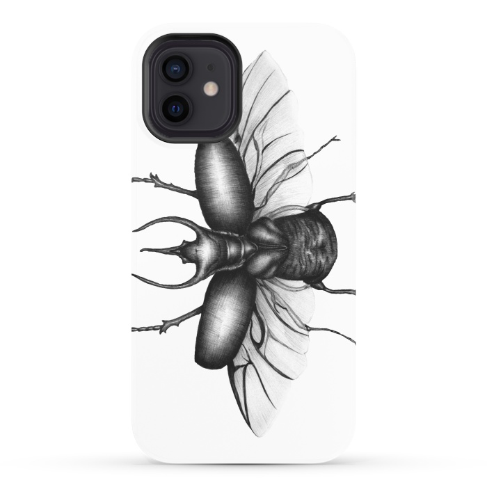 iPhone 12 StrongFit Beetle Wings by ECMazur 
