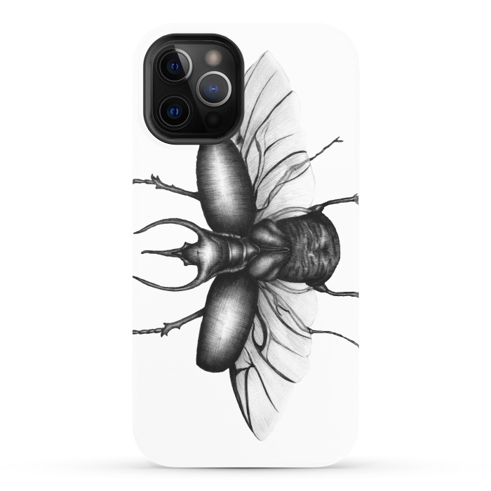 iPhone 12 Pro StrongFit Beetle Wings by ECMazur 