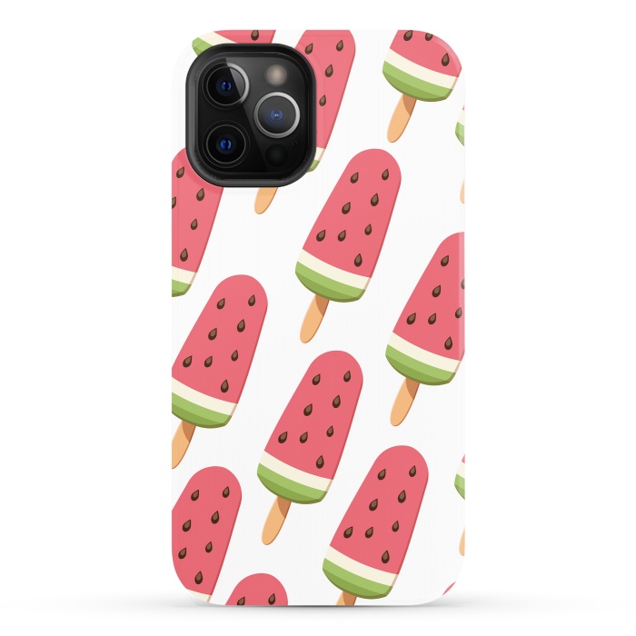 iPhone 12 Pro StrongFit Watermelon Palettes by Rossy Villarreal