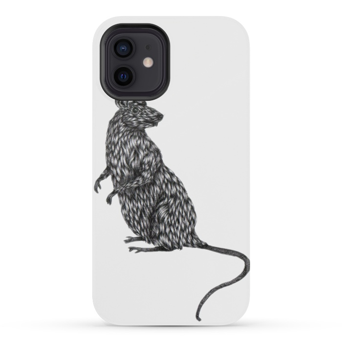 iPhone 12 mini StrongFit Little Rat by ECMazur 