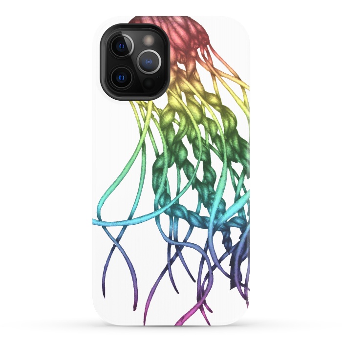 iPhone 12 Pro StrongFit Rainbow Jelly by ECMazur 