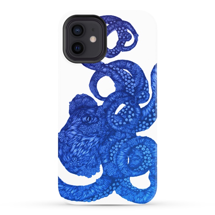 iPhone 12 StrongFit Ombre Octopus by ECMazur 