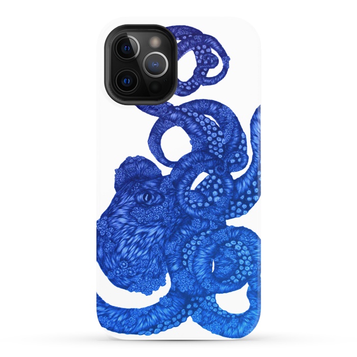 iPhone 12 Pro StrongFit Ombre Octopus by ECMazur 