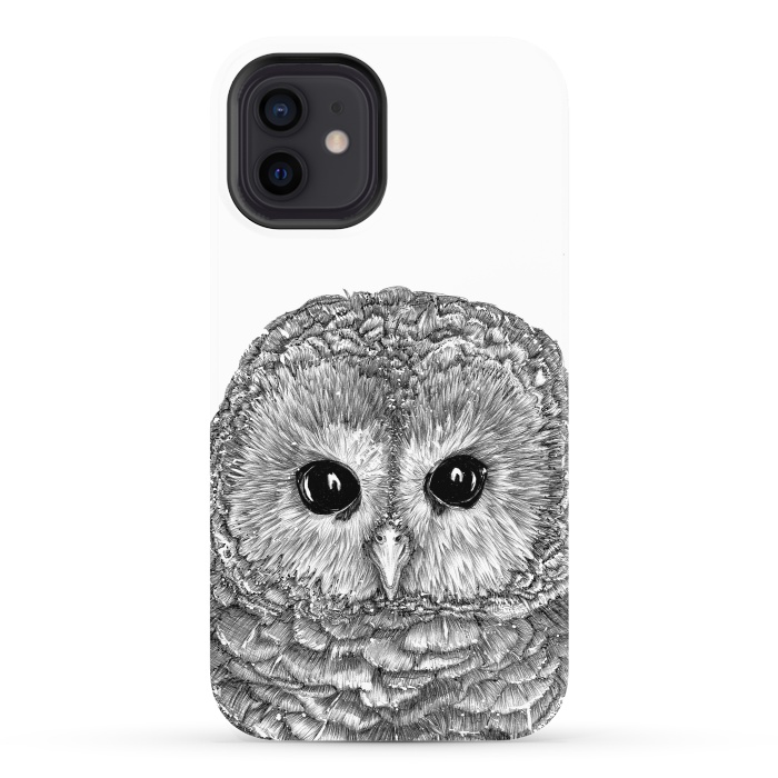 iPhone 12 StrongFit Tiny Owl by ECMazur 