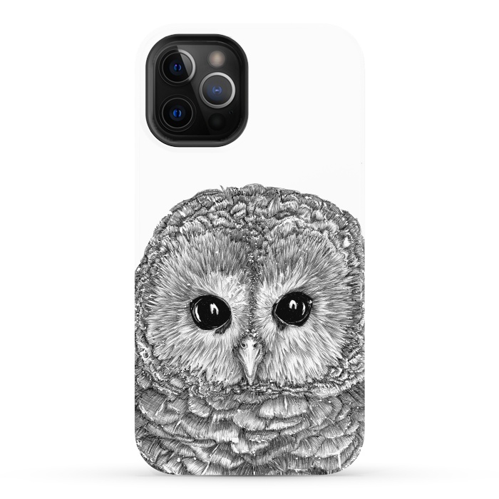iPhone 12 Pro StrongFit Tiny Owl by ECMazur 