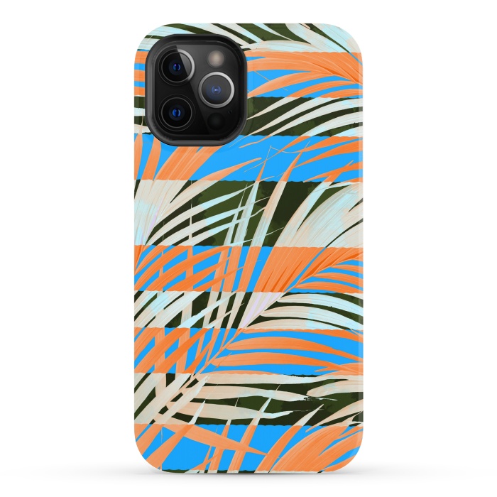 iPhone 12 Pro Max StrongFit Coconut tree abstract print  by Josie
