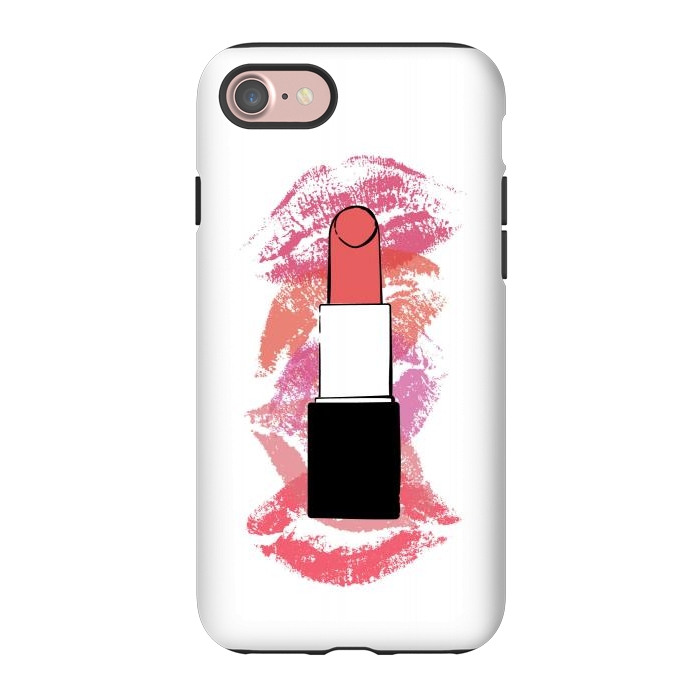 iPhone 7 StrongFit Lipstick Kisses by Martina