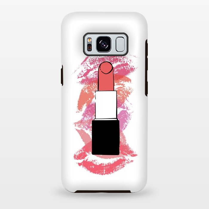 Galaxy S8 plus StrongFit Lipstick Kisses by Martina