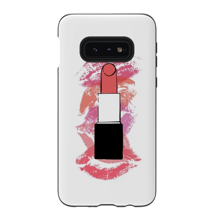 Galaxy S10e StrongFit Lipstick Kisses by Martina