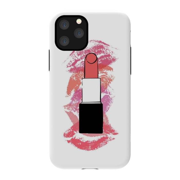 iPhone 11 Pro StrongFit Lipstick Kisses by Martina