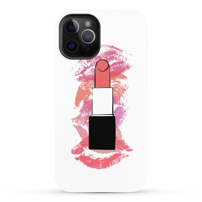 iPhone 12 Pro StrongFit Lipstick Kisses by Martina