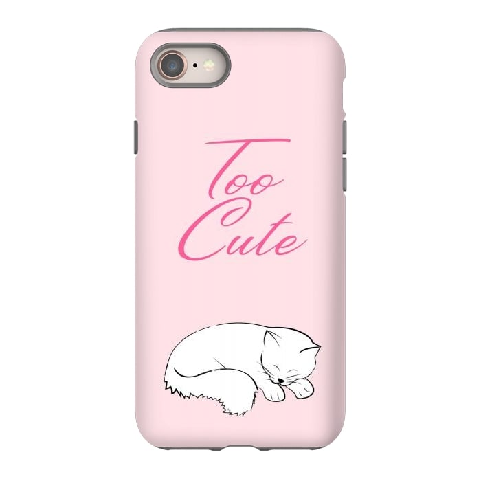 iPhone SE StrongFit Too cute pussy cat by Martina