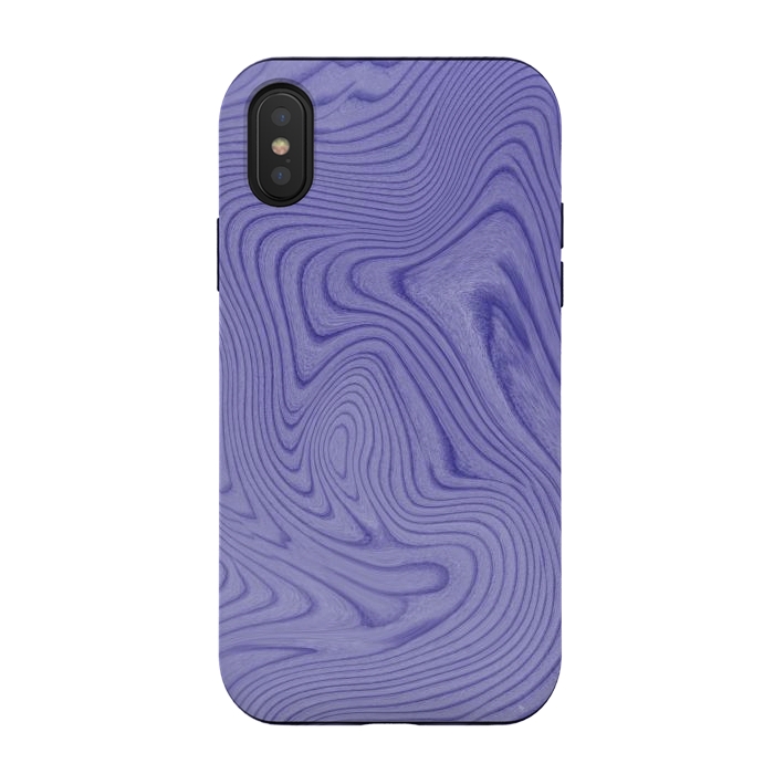 iPhone Xs / X StrongFit Purple Fields by Martina