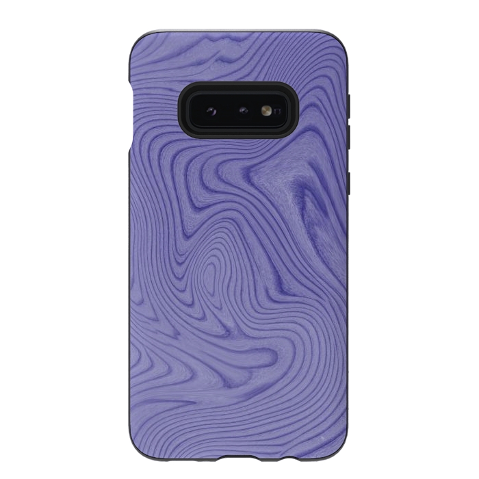 Galaxy S10e StrongFit Purple Fields by Martina