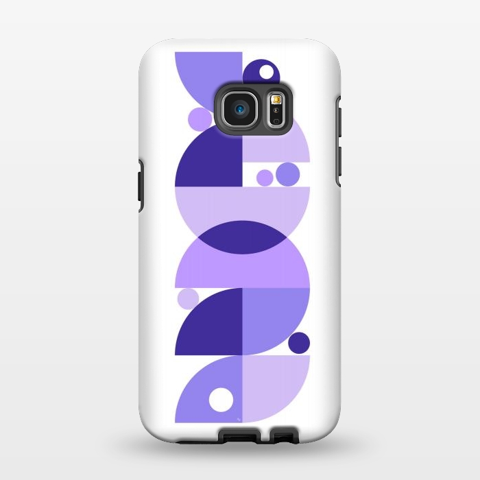 Galaxy S7 EDGE StrongFit Retro graphic purple by Martina