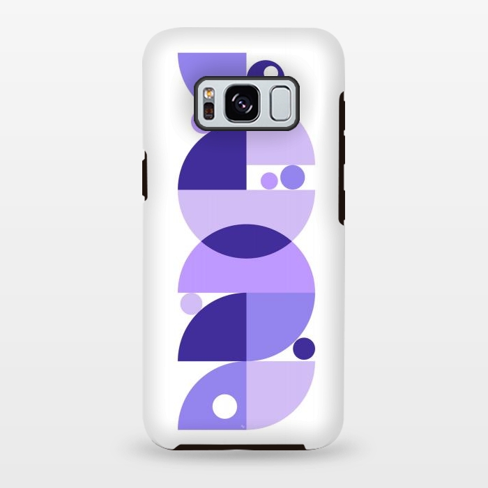 Galaxy S8 plus StrongFit Retro graphic purple by Martina
