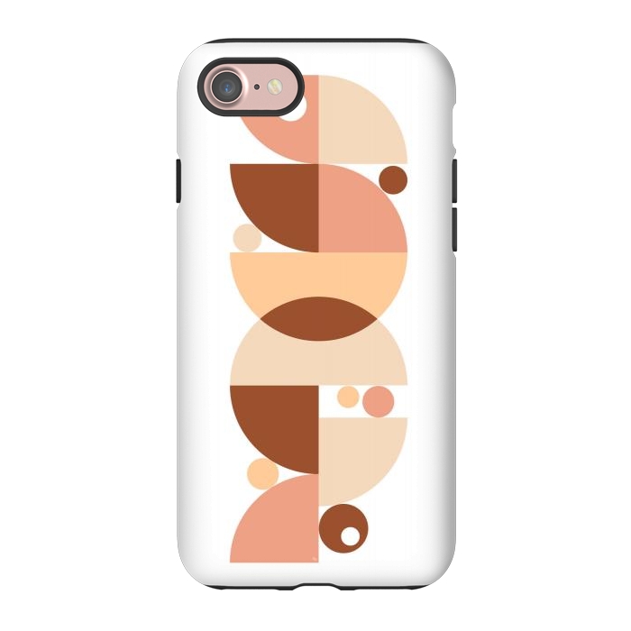 iPhone 7 StrongFit Retro graphic Terracota by Martina