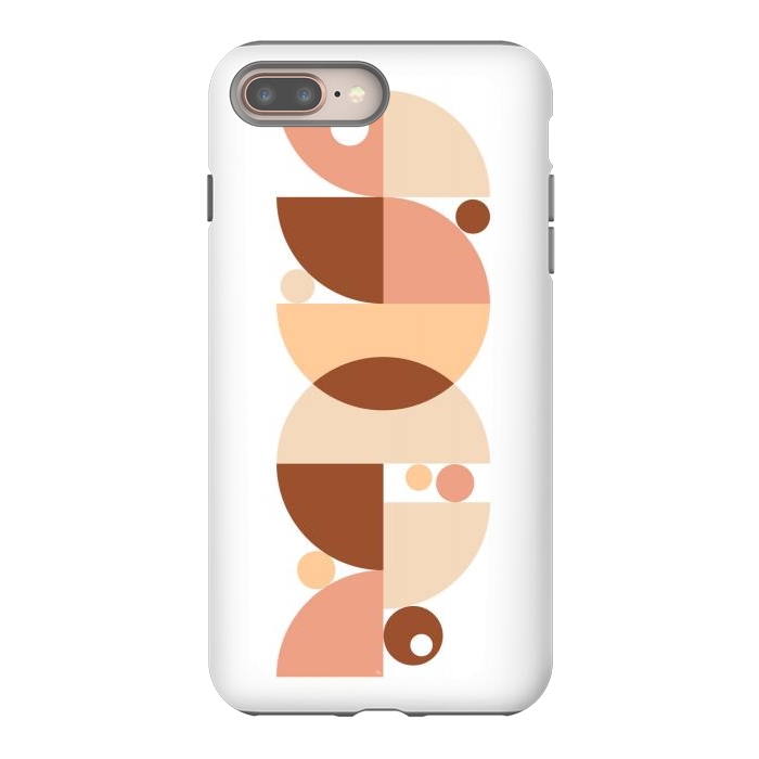 iPhone 7 plus StrongFit Retro graphic Terracota by Martina