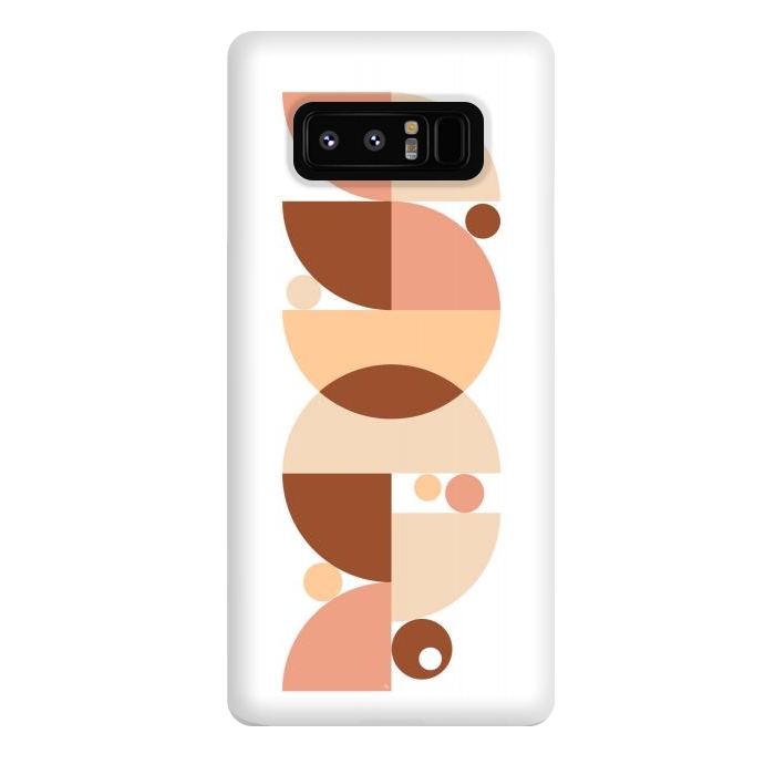 Galaxy Note 8 StrongFit Retro graphic Terracota by Martina