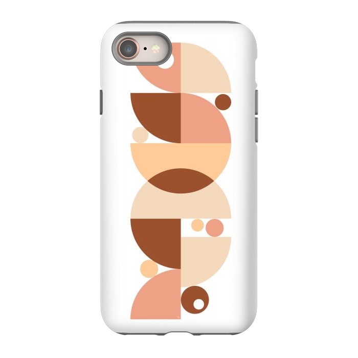 iPhone 8 StrongFit Retro graphic Terracota by Martina