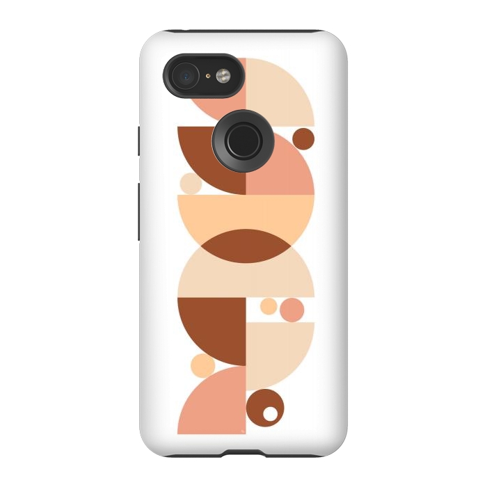 Pixel 3 StrongFit Retro graphic Terracota by Martina