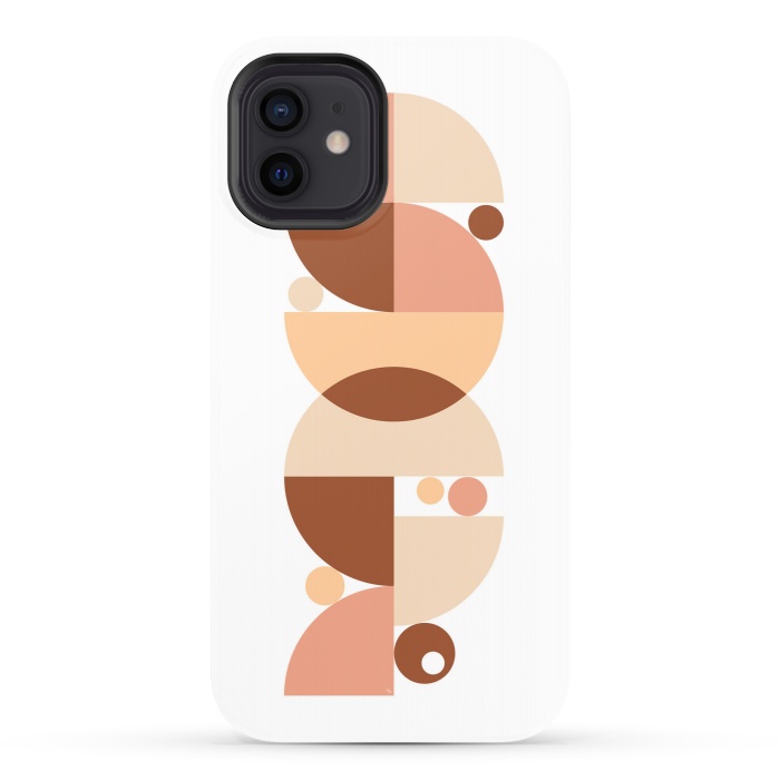 iPhone 12 StrongFit Retro graphic Terracota by Martina