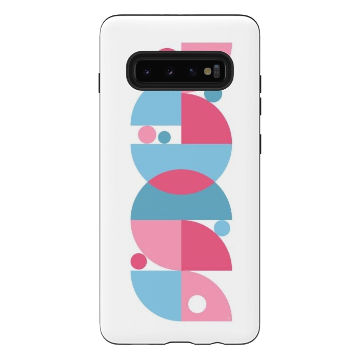 Galaxy S10 plus StrongFit Retro graphic Colourful by Martina