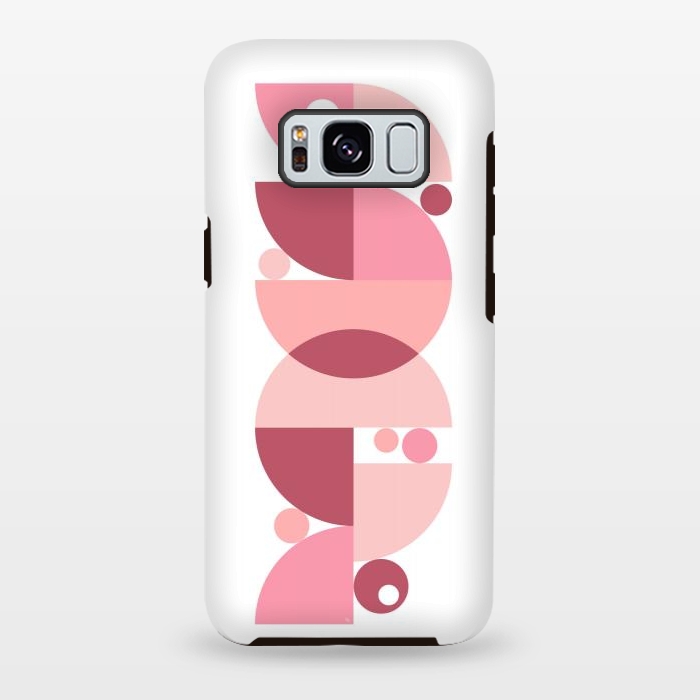 Galaxy S8 plus StrongFit Retro graphic Pink by Martina
