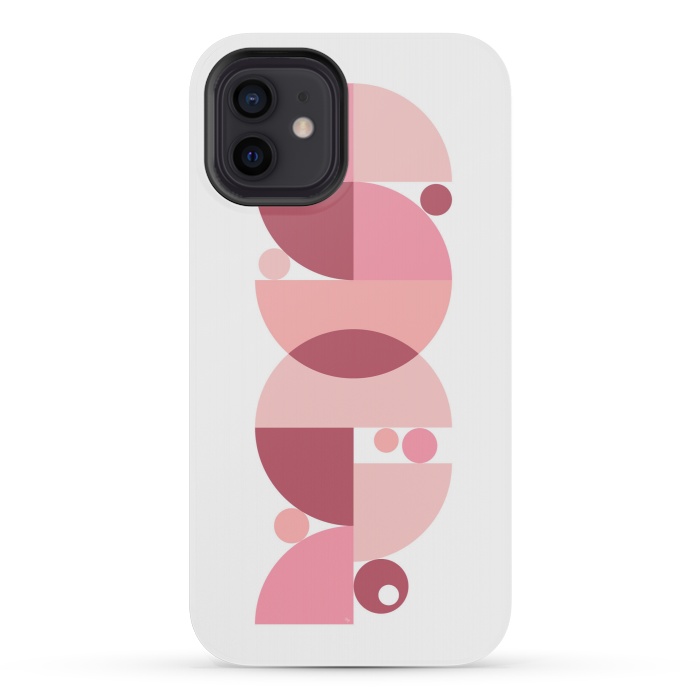 iPhone 12 mini StrongFit Retro graphic Pink by Martina