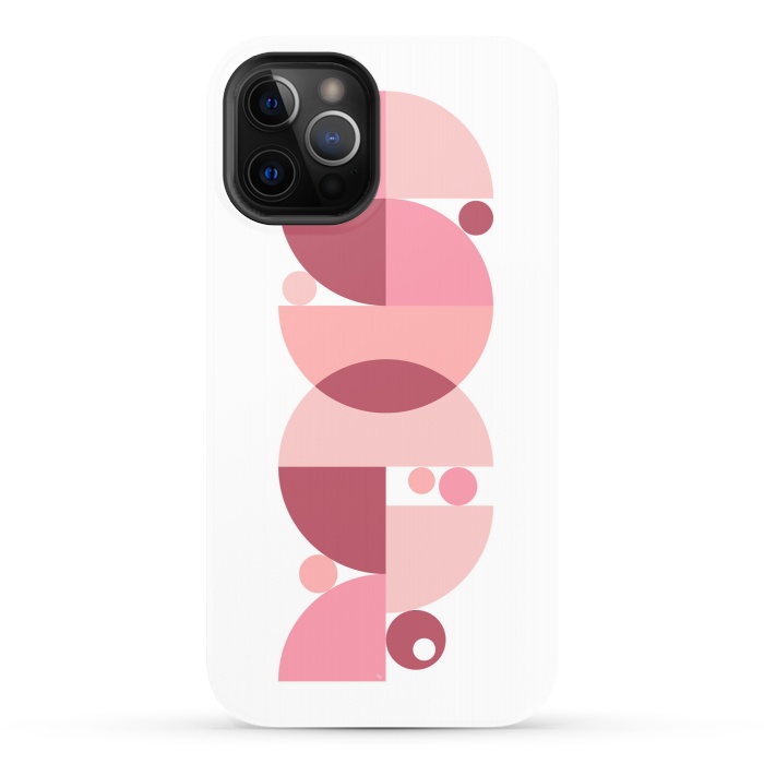 iPhone 12 Pro StrongFit Retro graphic Pink by Martina