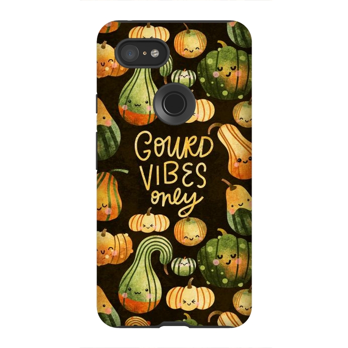 Pixel 3XL StrongFit Gourd Vibes Only by Noonday Design