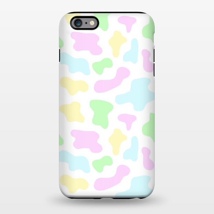 iPhone 6/6s plus StrongFit Pastel Rainbow Cow Print by Julie Erin Designs