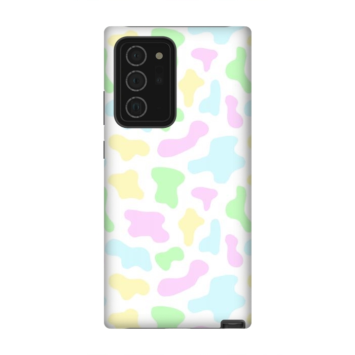 Galaxy Note 20 Ultra StrongFit Pastel Rainbow Cow Print by Julie Erin Designs