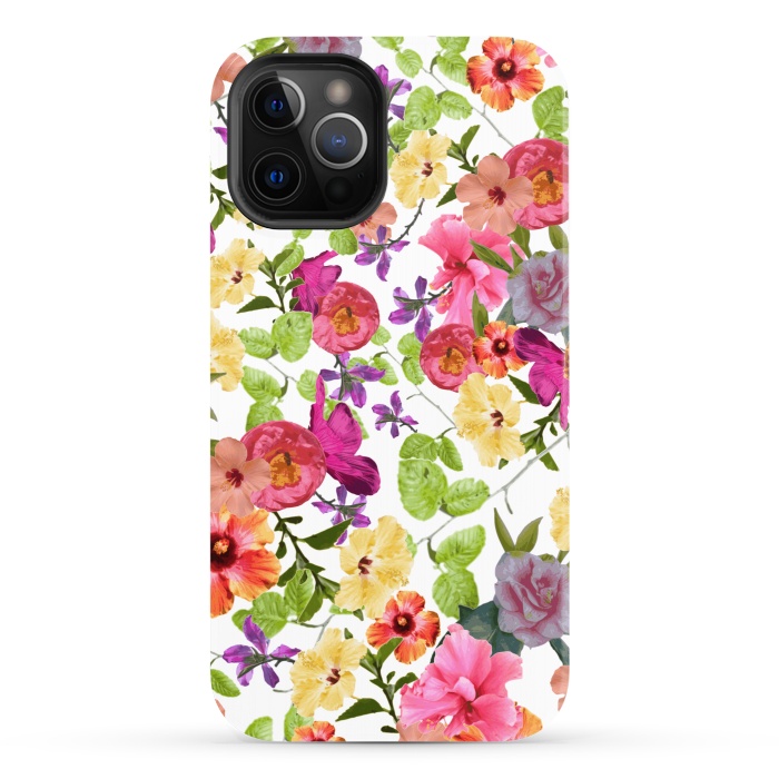 iPhone 12 Pro StrongFit Zariya Flower Garden by Zala Farah
