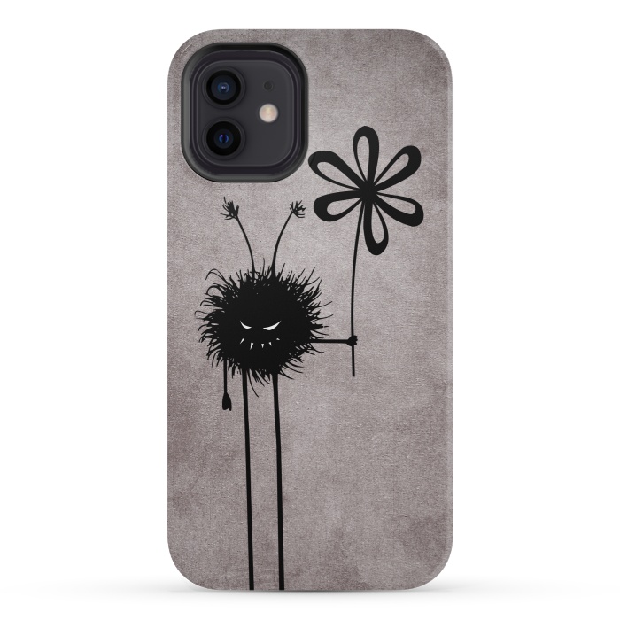 iPhone 12 mini StrongFit Evil Flower Bug by Boriana Giormova