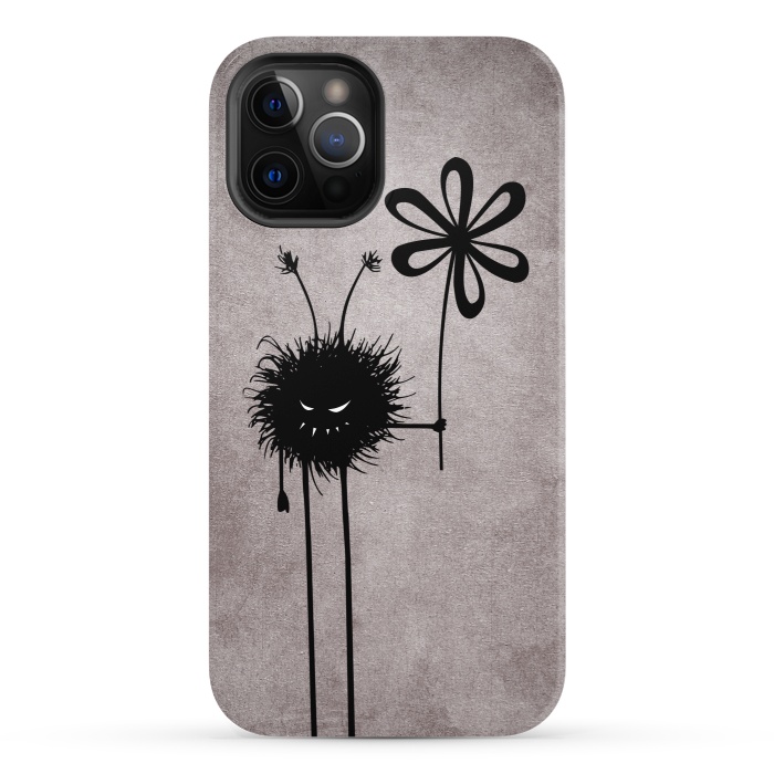 iPhone 12 Pro StrongFit Evil Flower Bug by Boriana Giormova