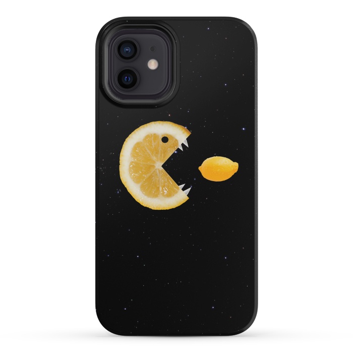 iPhone 12 mini StrongFit Hungry Crazy Lemons by Boriana Giormova