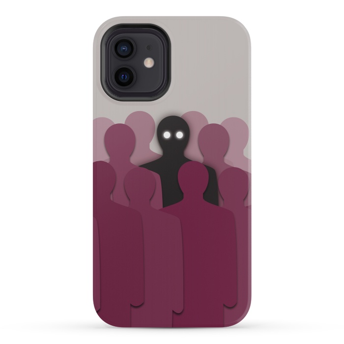 iPhone 12 mini StrongFit Different And Alone In Crowd by Boriana Giormova