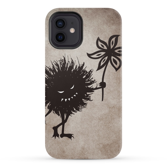 iPhone 12 mini StrongFit Evil Bug Gives Flower by Boriana Giormova