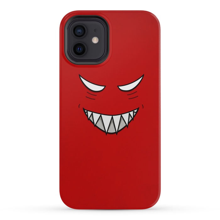 iPhone 12 mini StrongFit Evil Grinning Face by Boriana Giormova