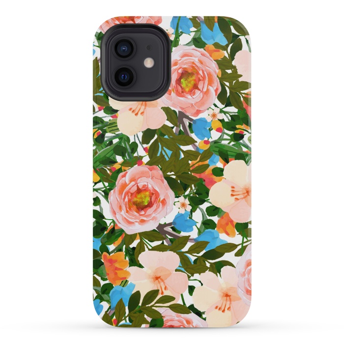 iPhone 12 mini StrongFit Rose Garden by Uma Prabhakar Gokhale