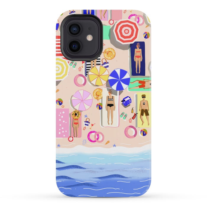 iPhone 12 mini StrongFit Beach Holiday by MUKTA LATA BARUA